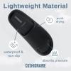 imageCUSHIONAIRE Feather EVA Mens Sandals  Slip On Recovery Slides Lightweight Water Shoes for MenBlack