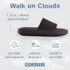imageCUSHIONAIRE Feather EVA Mens Sandals  Slip On Recovery Slides Lightweight Water Shoes for MenEspresso