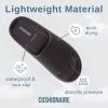 imageCUSHIONAIRE Feather EVA Mens Sandals  Slip On Recovery Slides Lightweight Water Shoes for MenEspresso