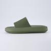 imageCUSHIONAIRE Feather EVA Mens Sandals  Slip On Recovery Slides Lightweight Water Shoes for MenGreen