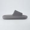 imageCUSHIONAIRE Feather EVA Mens Sandals  Slip On Recovery Slides Lightweight Water Shoes for MenGrey