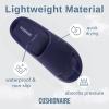 imageCUSHIONAIRE Feather EVA Mens Sandals  Slip On Recovery Slides Lightweight Water Shoes for MenNavy