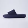 imageCUSHIONAIRE Feather EVA Mens Sandals  Slip On Recovery Slides Lightweight Water Shoes for MenNavy