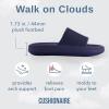 imageCUSHIONAIRE Feather EVA Mens Sandals  Slip On Recovery Slides Lightweight Water Shoes for MenNavy