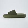 imageCUSHIONAIRE Feather EVA Mens Sandals  Slip On Recovery Slides Lightweight Water Shoes for MenOlive