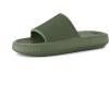 imageCUSHIONAIRE Feather EVA Mens Sandals  Slip On Recovery Slides Lightweight Water Shoes for MenOlive