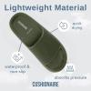 imageCUSHIONAIRE Feather EVA Mens Sandals  Slip On Recovery Slides Lightweight Water Shoes for MenOlive