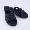 imageCUSHIONAIRE Laguna SlipOn Womens Sandals  Flat Braided Dressy Summer Sandals for WomenBlack