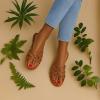 imageCUSHIONAIRE Laguna SlipOn Womens Sandals  Flat Braided Dressy Summer Sandals for WomenBlack