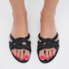 imageCUSHIONAIRE Laguna SlipOn Womens Sandals  Flat Braided Dressy Summer Sandals for WomenBlack