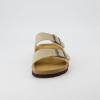 imageCUSHIONAIRE Lane Cork Footbed Mens Sandals Adjustable Buckle Comfort Slides for Men Genuine Leather Insole Summer Sandals Men FootwearStone Nubuck