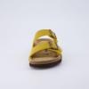 imageCUSHIONAIRE Lane Cork Footbed Sandals for Women  Comfortable Double Buckle SlipOn with Genuine Suede Footbed ampamp Arch Support Slides for Women FootwearYellow Vegan Suede