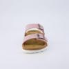 imageCUSHIONAIRE Lane Cork Footbed Sandals for Women  Comfortable Double Buckle SlipOn with Genuine Suede Footbed ampamp Arch Support Slides for Women FootwearPink Vegan Suede