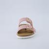imageCUSHIONAIRE Legacy Cork Footbed Sandals for Women  Leather Double Strap Slides with Adjustable Buckles  Memory FoamPink