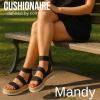 imageCUSHIONAIRE Mandy Wedge Sandals for Women  Strappy Platform Sandals with Arch Support Cute Summer EspadrilleStyle Platform Dressy SlipOnBlack
