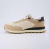 imageCUSHIONAIRE Mens Crest lace up Sneaker with Comfort FoamTanBlack