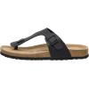 imageCUSHIONAIRE Mens Leah Cork footbed Sandal with ComfortBlack Nappa