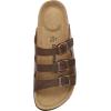 imageCUSHIONAIRE Mens LelaM Cork Footbed Sandal with ComfortBrown Oily