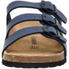 imageCUSHIONAIRE Mens LelaM Cork Footbed Sandal with ComfortNavy Nappa