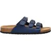 imageCUSHIONAIRE Mens LelaM Cork Footbed Sandal with ComfortNavy Nappa