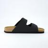 imageCUSHIONAIRE Mens Lynx Cork footbed Sandal with ComfortBlack Nubuck