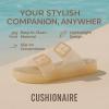 imageCUSHIONAIRE Pool Slides For Women Waterproof Double Buckle Adjustable SlipOn Womens Sandals For Beach Shower Casual WearChampagne