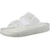 imageCUSHIONAIRE Pool Slides For Women Waterproof Double Buckle Adjustable SlipOn Womens Sandals For Beach Shower Casual WearClear