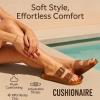 imageCUSHIONAIRE Pool Slides For Women Waterproof Double Buckle Adjustable SlipOn Womens Sandals For Beach Shower Casual WearWhiskey