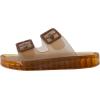imageCUSHIONAIRE Pool Slides For Women Waterproof Double Buckle Adjustable SlipOn Womens Sandals For Beach Shower Casual WearWhiskey