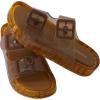 imageCUSHIONAIRE Pool Slides For Women Waterproof Double Buckle Adjustable SlipOn Womens Sandals For Beach Shower Casual WearWhiskey