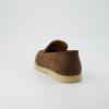 imageCUSHIONAIRE Selby Mens Genuine Leather SlipOn Casual Penny Loafers  Memory Foam Rubber SoleBrown Suede