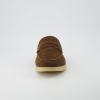 imageCUSHIONAIRE Selby Mens Genuine Leather SlipOn Casual Penny Loafers  Memory Foam Rubber SoleBrown Suede