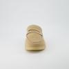 imageCUSHIONAIRE Selby Mens Genuine Leather SlipOn Casual Penny Loafers  Memory Foam Rubber SoleTaupe Suede