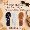 imageCUSHIONAIRE Splash Jelly Flip Flops for Women With Flexible Sole Soft Footbed Summer Sandals for WomenWhiskey