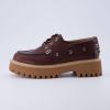 imageCUSHIONAIRE Womens Beam Chunky Boat Loafer Memory Foam Wide Widths AvailableBurgandy