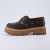 imageCUSHIONAIRE Womens Beam Chunky Boat Loafer Memory Foam Wide Widths AvailableChocolate