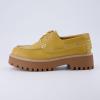 imageCUSHIONAIRE Womens Beam Chunky Boat Loafer Memory Foam Wide Widths AvailableHoney