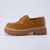 imageCUSHIONAIRE Womens Beam Chunky Boat Loafer Memory Foam Wide Widths AvailableTan