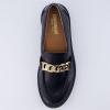 imageCUSHIONAIRE Womens Cottage Slip on Loafer with Chain Memory Foam Wide Widths AvailableBlack