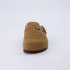 imageCUSHIONAIRE Womens Hana Cork footbed clog with Genuine Leather upper Faux Fur lining and ComfortBrown