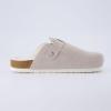imageCUSHIONAIRE Womens Hana Cork footbed clog with Genuine Leather upper Faux Fur lining and ComfortStone