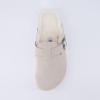 imageCUSHIONAIRE Womens Hana Cork footbed clog with Genuine Leather upper Faux Fur lining and ComfortStone