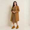 imageCUSHIONAIRE Womens Hip 2 Genuine Suede Ankle Snow Boots  PullOn with Cozy Faux Shearling Lining Memory FoamChestnut Genuine Suede
