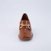 imageCUSHIONAIRE Womens Royal Block Heel Loafer Memory Foam Wide Widths AvailableCognac