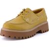 imageCUSHIONAIRE Womens Beam Chunky Boat Loafer Memory Foam Wide Widths AvailableHoney