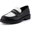 imageCUSHIONAIRE Womens Reggio BlackWhite Slip on Loafer Memory Foam Wide Widths AvailableWhiteBlack