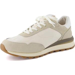 imageCUSHIONAIRE Mens Crest lace up Sneaker with Comfort FoamBeige
