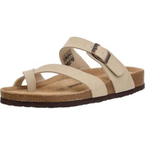 imageCUSHIONAIRE Mens LunaM Cork footbed Sandal with ComfortStone Nubuck