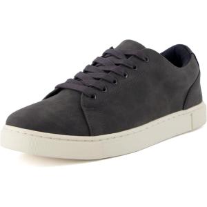 imageCUSHIONAIRE Mens Princeton lace up Sneaker with Comfort FoamCharcoalOff White