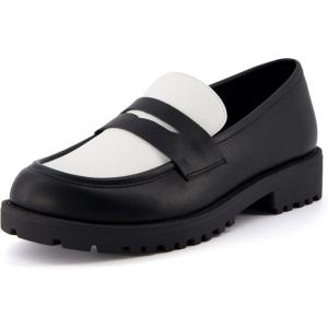 imageCUSHIONAIRE Womens Reggio BlackWhite Slip on Loafer Memory Foam Wide Widths AvailableWhiteBlack